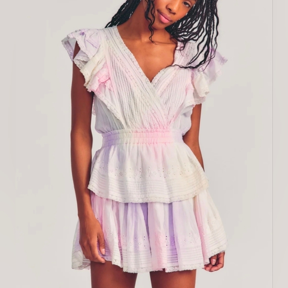 LoveShackFancy Gwen Tie Dye Dress